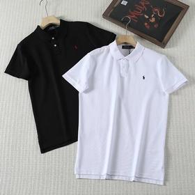 拉夫劳伦男装经典款定制修身版棉网格POLO衫