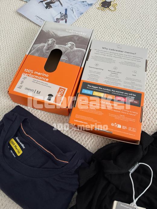 icebreaker 100%美丽诺羊毛男150 Tech Lite速干T恤短袖 商品图2