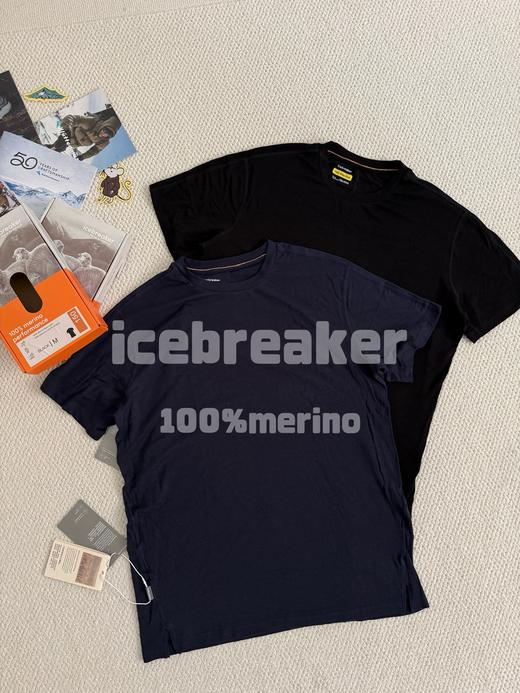 icebreaker 100%美丽诺羊毛男150 Tech Lite速干T恤短袖 商品图3