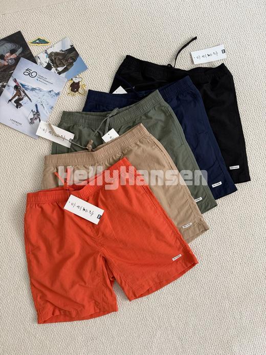 海丽汉森Bask Mid Shorts皱感休闲防水尼龙沙滩短裤 商品图4