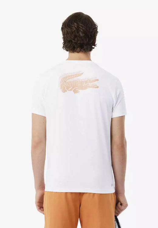 鳄鱼立体硅胶 logo 短袖T恤 商品图1