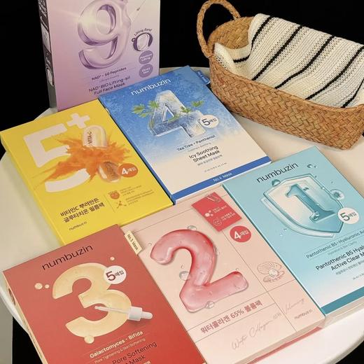 现货▲韩国numbuzin数字面膜1/2/3/4/5号 新版5片 商品图0