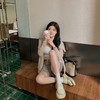 SOSOTATA 厚底云朵拖 可外穿可家居 轻柔舒适 一体成型 防滑大底 鞋面一字带设计 显脚小 增高后跟拉长美腿 商品缩略图7