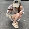 SOSOTATA 厚底云朵拖 可外穿可家居 轻柔舒适 一体成型 防滑大底 鞋面一字带设计 显脚小 增高后跟拉长美腿 商品缩略图2
