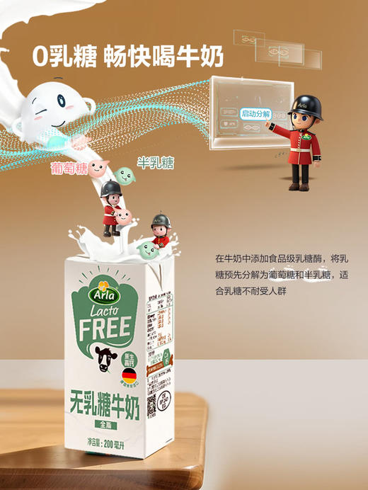 MM 山姆 Arla无乳糖全脂牛奶 200ml*24 商品图1