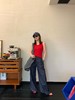 原创z品夏日100%棉牛仔阔腿裤 商品缩略图10