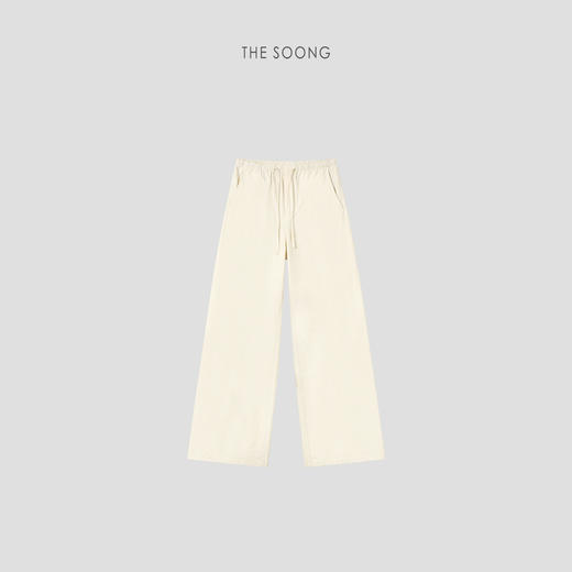 THESOONG/柔光垂感 蚕丝莫代尔一片式剪裁防晒阔腿裤女夏8885 商品图3