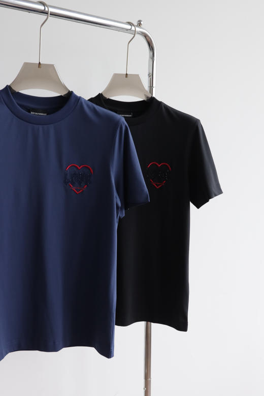 E.@ 情人节限定「LOVE」情侣款刺绣T恤 TX688 商品图6