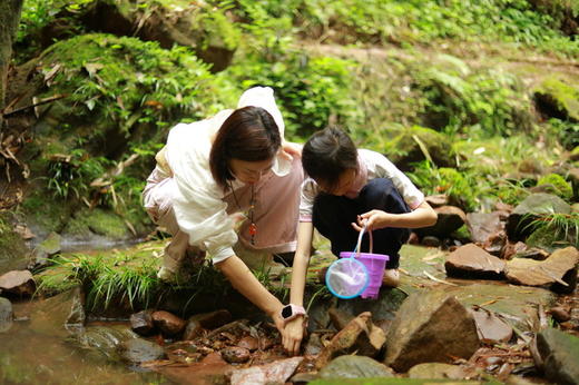 5.24【邛崃-山水夹关|皮缝峡谷亲子徒步】游览夹关古镇，古镇亲子游玩，坐竹筏，看吊脚楼，皮缝峡谷3公里亲子玩水环线，看清代石拱桥，玩水捞小虾 商品图12