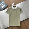 蒙口经典翻领碰撞撞色设计棉质短袖POLO衫 商品缩略图1