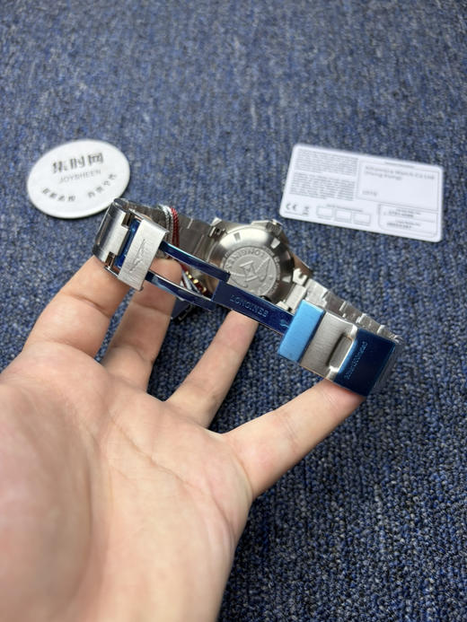 AF浪琴康卡斯41系列 康卡斯41mm 黑色盘 深海之黑 男士腕表 商品图7