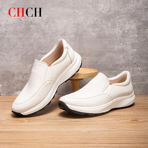 CHCH平衡鞋2025秋冬新款牛皮一脚蹬休闲商务男鞋CP2A2071 商品图1