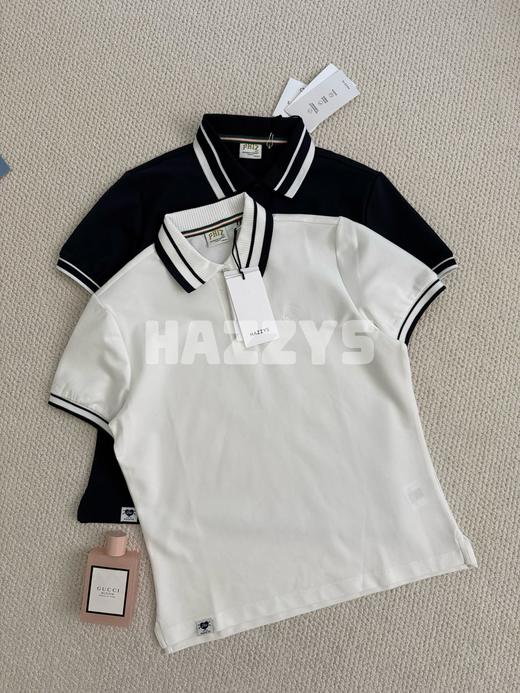 哈吉斯HAZZYS夏季新款Polo衫，女士简约短袖 商品图4