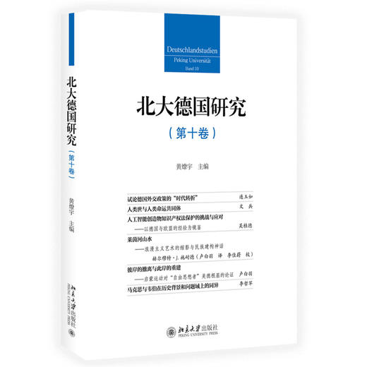 北大德国研究（第十卷） 黄燎宇 主编  北京大学出版社 商品图3