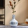 富玉呈祥丨富玉呈祥景德镇陶瓷花瓶轻奢中式青花瓷器家居中式摆件礼盒装送礼节日礼物 缠枝纹天球瓶 商品缩略图0