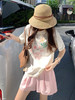 西遇慵懒风印花T恤女2026年夏季新款圆领正肩宽松休闲短袖上衣E0060429 商品缩略图3