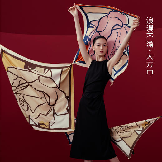 凤凰之家丝巾+丝巾扣礼盒-浪漫不渝 商品图2