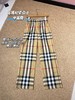 BUR新品  夏季经典高腰直筒格子裤 商品缩略图10