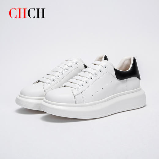 CHCH平衡鞋女式厚底时尚休闲小白鞋板鞋CN2B5281 商品图1