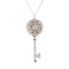 【95新】Tiffany & Co.蒂芙尼Keys 系列大号铂金满钻太阳花花瓣钥匙项链 链长约61cm女士180526JJ11 商品缩略图0
