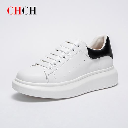 CHCH平衡鞋女式厚底时尚休闲小白鞋板鞋CN2B5281 商品图4