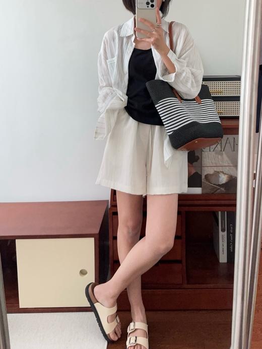 640 女款 夏日亚麻莱赛尔短裤 DK407 商品图0