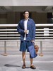 Zeg*n同款男士亚麻松紧腰短裤 商品缩略图3