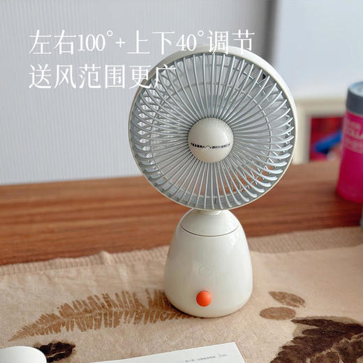 【夏日必备 电风扇系列 台式/手持】台式风扇可放办公桌/厨房 风力柔和 低音低噪 畅享清凉 手持水风扇携带更方便 水雾黑科技 降温更彻底 商品图9