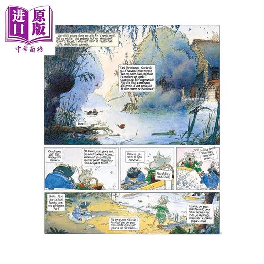 【中商原版】【法文版】柳林风声典藏版 图像小说 法国漫画家Michel Plessix 绘 Le Vent dans les saules Edition prestige 原版 商品图2