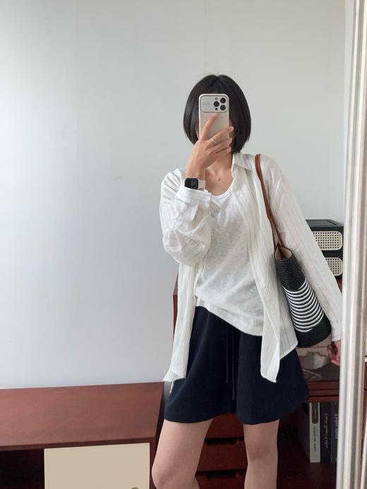 640 女款 夏日亚麻莱赛尔短裤 DK407 商品图1