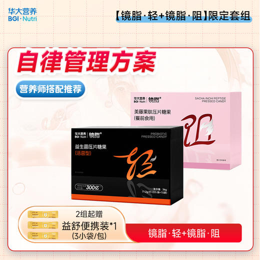 【管理套组】[镜脂·轻+镜脂·阻]管理好搭档，自律生活我来定义! 商品图0