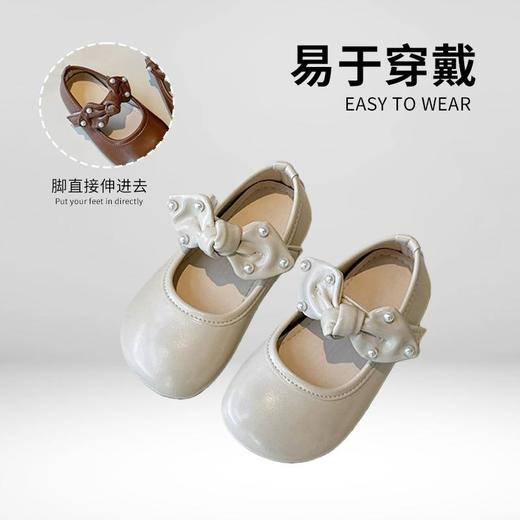 虎班长夏季新款女宝宝公主鞋童鞋蝴蝶结儿童单鞋休闲鞋女童皮鞋21-35★娃娃优选 商品图1