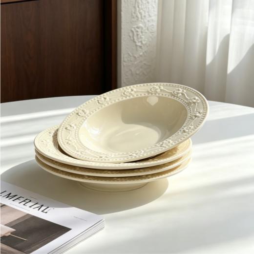 【盘子/碗/味碟/鱼盘】Solarfri 草莓浮雕中古餐具系列    0522 商品图9
