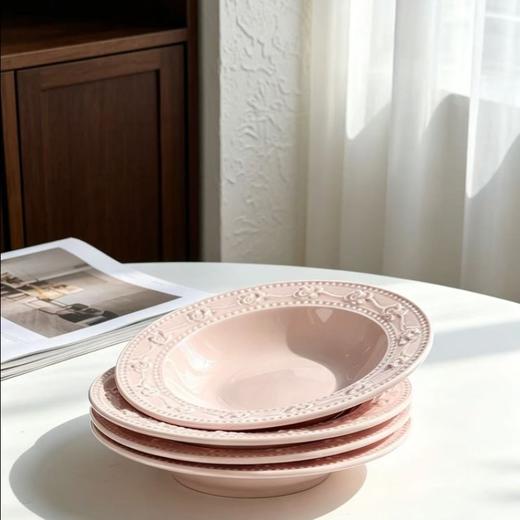 【盘子/碗/味碟/鱼盘】Solarfri 草莓浮雕中古餐具系列    0522 商品图7