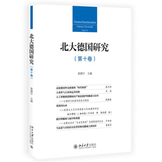 北大德国研究（第十卷） 黄燎宇 主编  北京大学出版社 商品图0