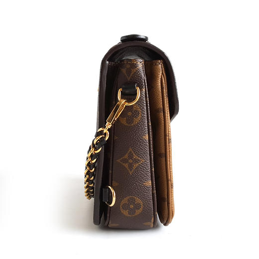 【98新】LV路易威登POCHETTE METIS BACKPACK 手袋M11941拼色老花METIS邮差双肩包女士160526AK05 商品图3