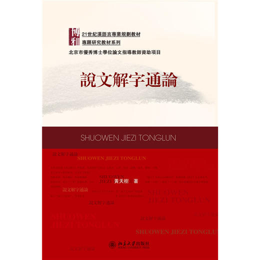 说文解字通论   21世纪汉语言专业规划教材·专题研究教材系列  黄天树 著  北京大学出版社 商品图1