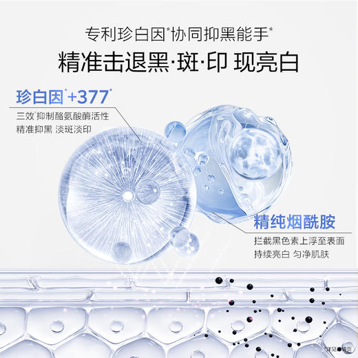 【品牌直发】到手60ml光透亮白匀净精粹液*1+60ml光透亮白匀净精粹乳*1+30ml珍白因精华（新旧包装随机发货）*1+安心小白管10支+礼盒*1+礼袋*1 商品图2