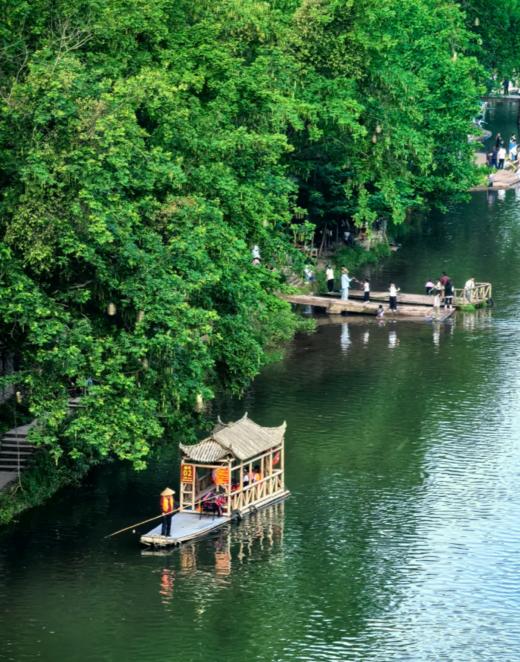 5.24【邛崃-山水夹关|皮缝峡谷亲子徒步】游览夹关古镇，古镇亲子游玩，坐竹筏，看吊脚楼，皮缝峡谷3公里亲子玩水环线，看清代石拱桥，玩水捞小虾 商品图7