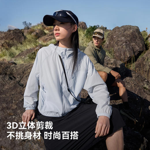 伯希和透气防晒衣男新款女轻薄跑步皮肤衣户外防风防晒服 商品图4