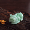 【天然正品】A货翡翠 天然细腻细豆种浅绿貔貅造型翡翠吊坠项链 190526XY12 商品缩略图4