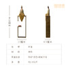 铜师傅《听莲》中式禅意观音菩萨办公室客厅装饰工艺品 桌面摆件 商品缩略图6
