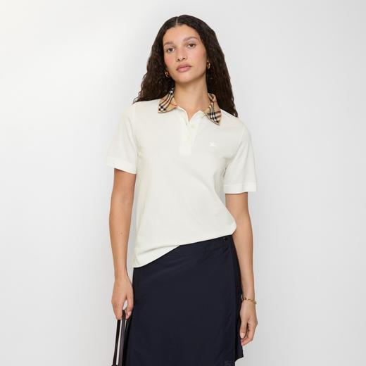 BUR26女士版型格纹衣领棉质 Polo 衫
连衣裙 商品图5