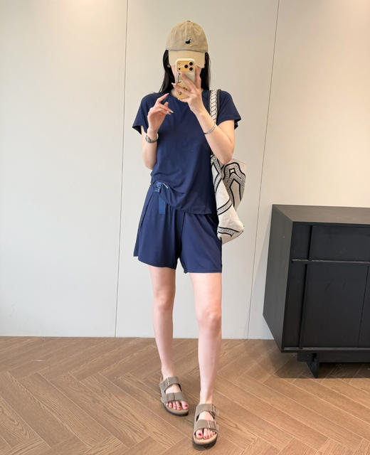 亚D同厂夏季深睡带胸垫睡衣家居服套装0519 商品图12