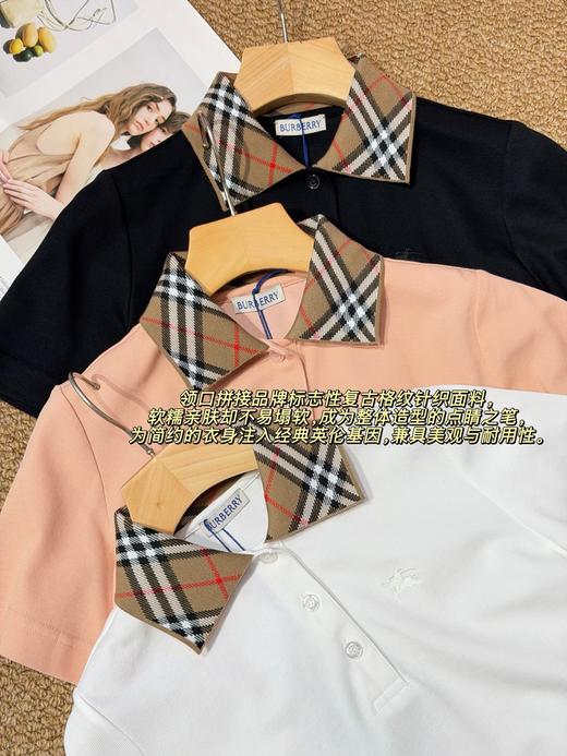 BUR26女士版型格纹衣领棉质 Polo 衫
连衣裙 商品图14