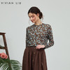 VIVIAN LIU薇薇安刘D2627303 春女装新款印花针织打底衫 商品缩略图0