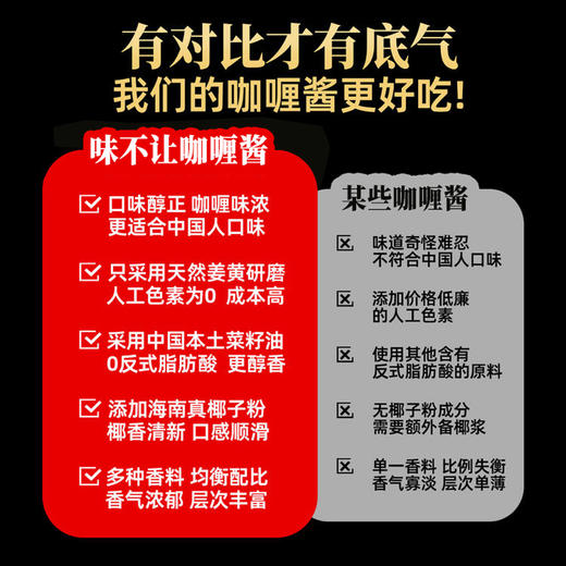 味觉神探咖喱酱料外卖商用调料咖喱饭中式咖喱酱黄咖喱料汁料理 商品图4