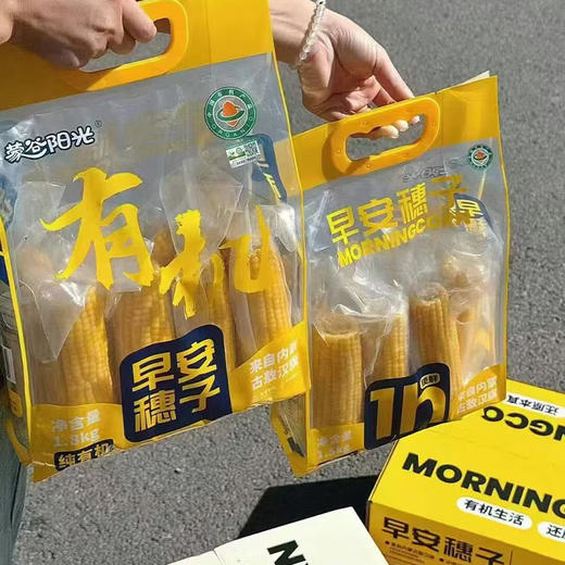 蒙谷阳光早安穗子有机香糯玉米1.5kg 商品图1