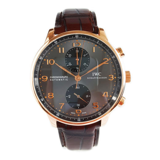 【95新】IWC 万国IW371482自动机械机芯计时41MM（男款）葡萄牙系列18K玫瑰金120526NJS09 商品图0