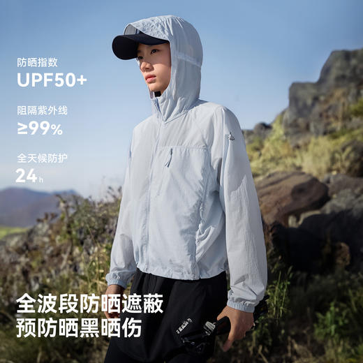 伯希和透气防晒衣男新款女轻薄跑步皮肤衣户外防风防晒服 商品图1